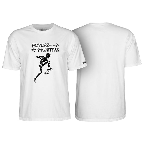 Powell-Peralta Future Primitive White Tee - Skatewarehouse.co.uk