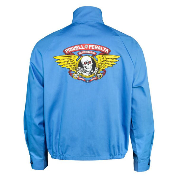 Powell Peralta Winged Ripper Jacket Postal Blue - Skatewarehouse.co.uk