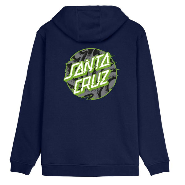 Santa Cruz Hood Vivid Slick Dot - Midnight Blue - Skatewarehouse.co.uk