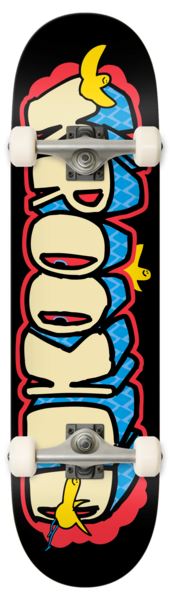 Krooked Inflated Black Complete Skateboard - 8.25"