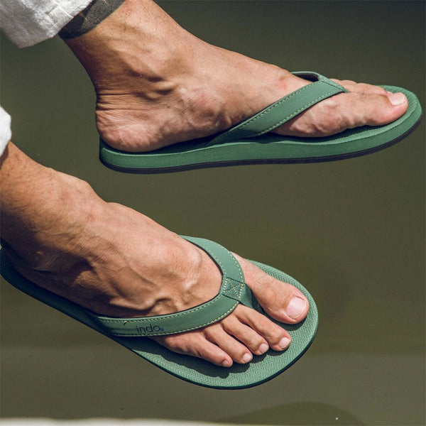 Indosole - Mens Flip Flops - ESSNTLS - Leaf Shoes