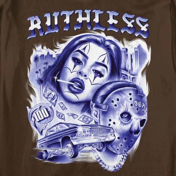 DGK Avenue Hooded Fleece Dark Chocolate - Skatewarehouse.co.uk