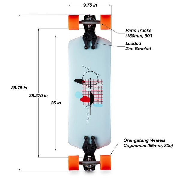 Tangent Complete - All Around - Caguama Orange - Skatewarehouse.co.uk