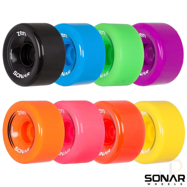 Sonar (4) Zen - Black - / 85a Skateboard Wheels - 62mm