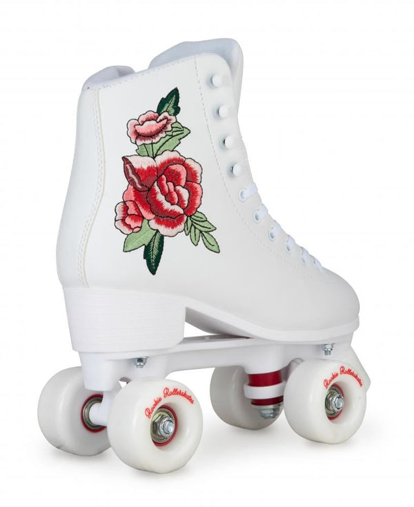 Rookie Quad Skate Rollerskates Rosa - White