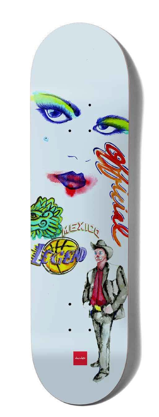 Chocolate Skateboard Art Official Stevie Perez Skateboard Deck - 8.4
