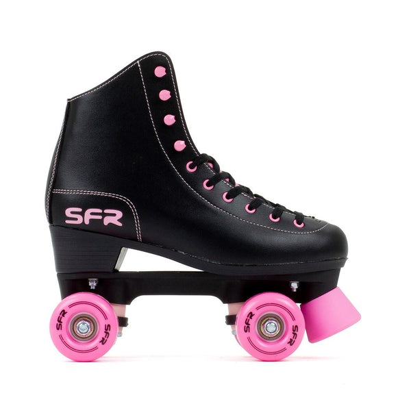 SFR Figure Quad Skates - Black / Pink - Skatewarehouse.co.uk