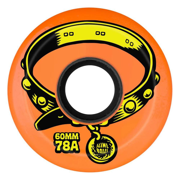 Slime Balls Skateboard Wheels 60mm Eric Dressen Pup Reissue - Orange - Skatewarehouse.co.uk