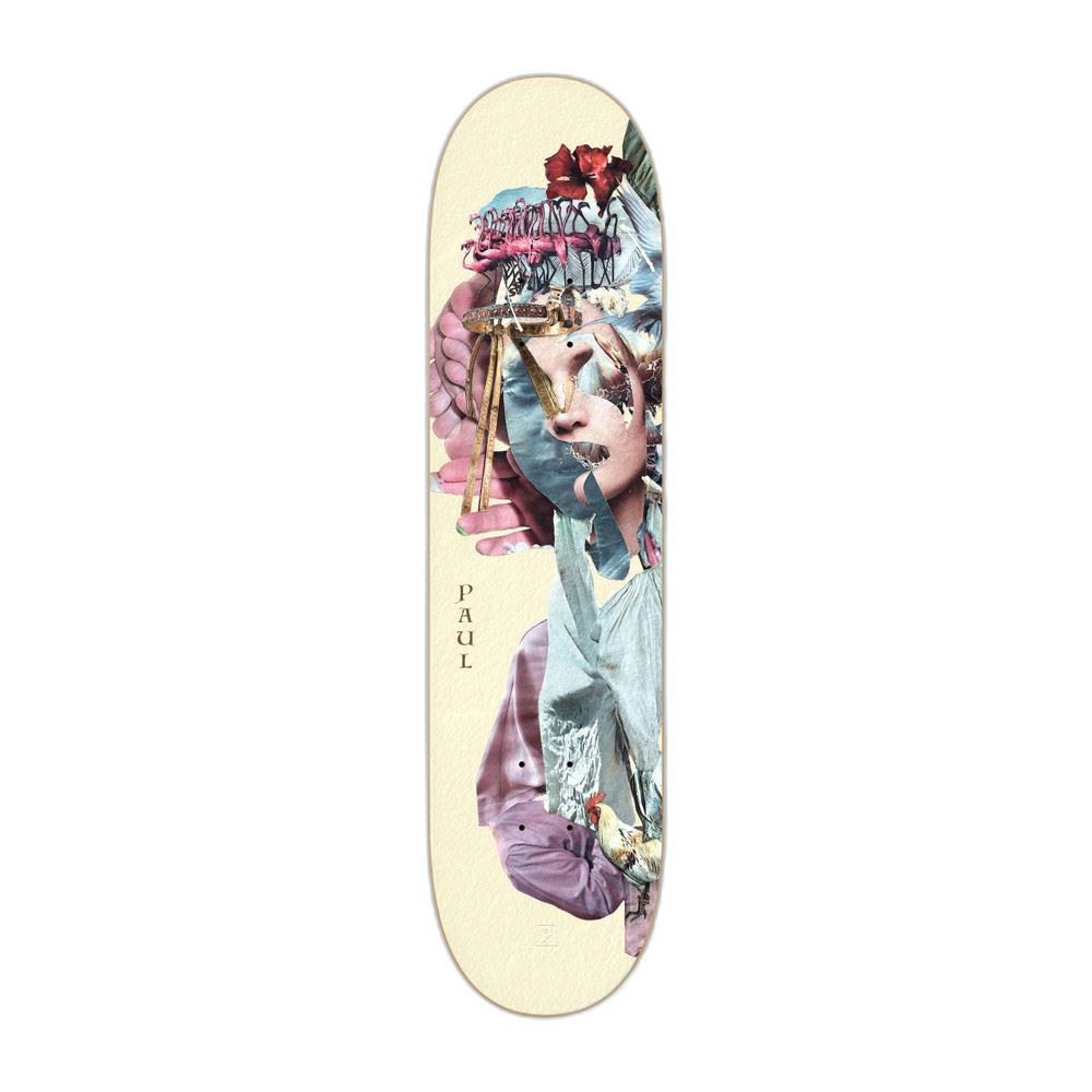 Primitive Rodriguez Process 1 Off White Skateboard Deck - 8.25"