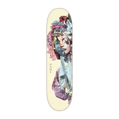Primitive Rodriguez Process 1 Off White Skateboard Deck - 8.25"