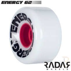Radar (4) - Energy 62 - Pure White - / 78a Skateboard Wheels - 62mm
