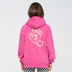 Santa Cruz Womens Hood Hand In Colour Chest Hood - Pink Guava - Skatewarehouse.co.uk