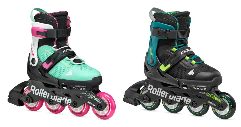 Rollerblade Microblade XT Inline Skates - Bk / PGrn