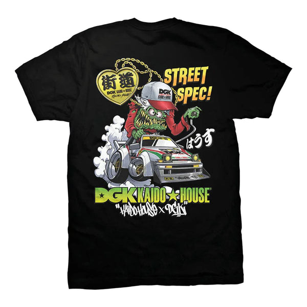 DGK x Kaido House 'Wide Open' Tee Black