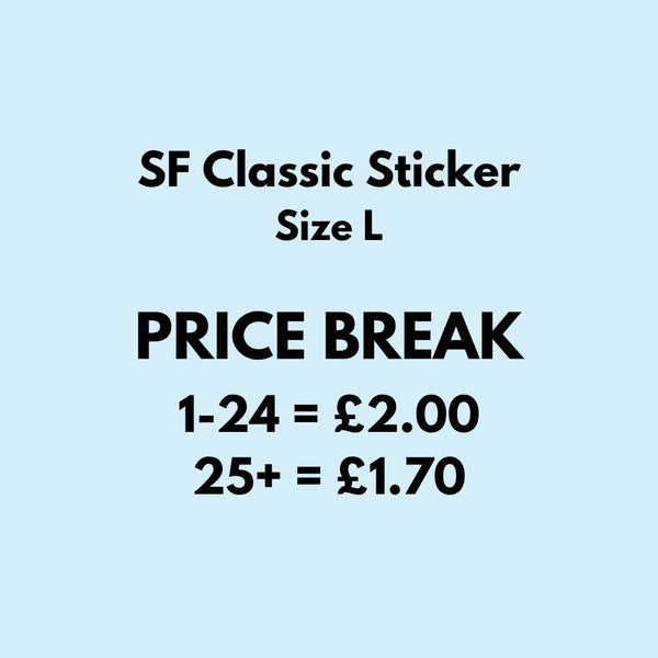 Spitfire SF Classic Sticker Size - L
