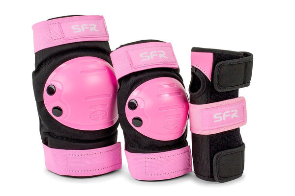 SFR Youth Ramp Triple Pad Set - Black / Pink