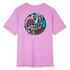 Santa Cruz Women's T-Shirt Fusion Dot Pop T-Shirt - Violet Tulle
