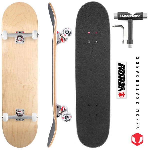 Venom Skateboards Complete Skateboard & Pens - 8.0