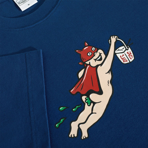 Polar Skate Co Tee | Take Away (Ultramarine) - S