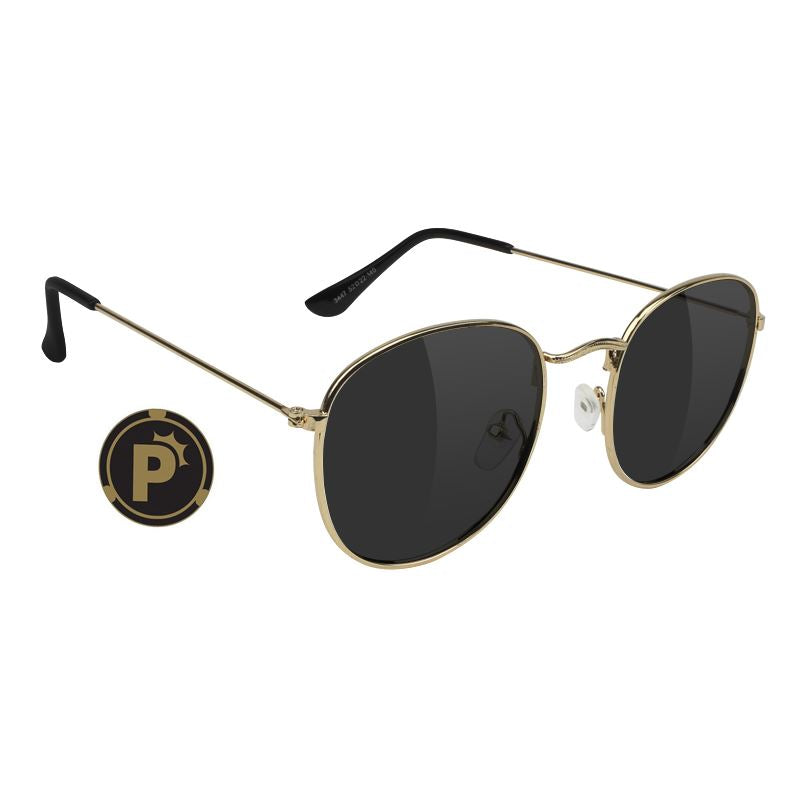 Glassy Pierce Polarized High Roller - Rose Gold - Skatewarehouse.co.uk