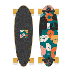 Long Island Blossom 32.75"x10" Mini Pin Long Island Complete Longboard - 32.75"