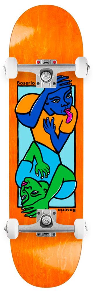 Polar Skate Co. Nick Boserio Double Head x Venom Skateboards Custom Complete Skateboard - 8.25