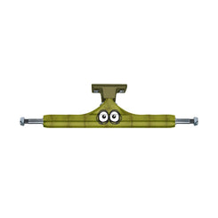 Slappy ST1 Hollow Pickle Green Skateboard Trucks - 9.5" (Pair)
