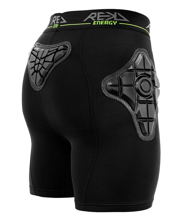REKD Energy Pro Impact Shorts - Black - Skatewarehouse.co.uk