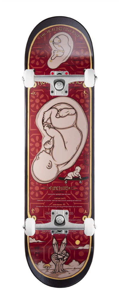 Drawing Boards Healing Series - Acupuncture x Venom Custom Complete Skateboard - 8.12"