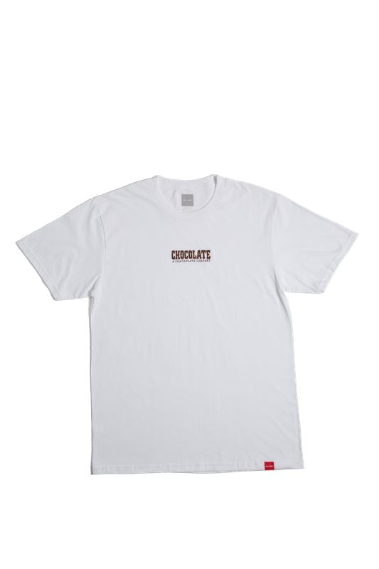 Chocolate Western Tee White - Skatewarehouse.co.uk