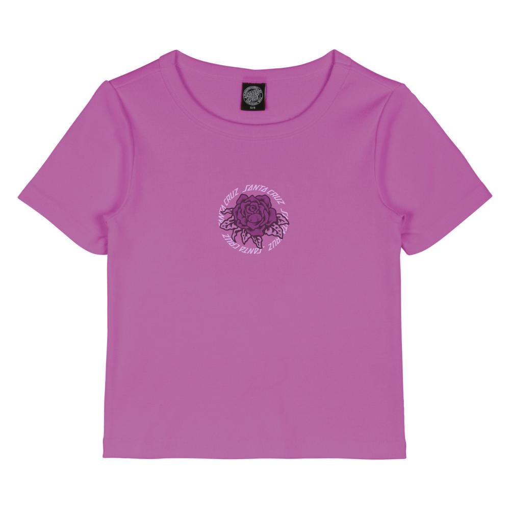 Santa Cruz Womens T-Shirt Ringed Arrangement T-Shirt - Hyper Violet - Skatewarehouse.co.uk
