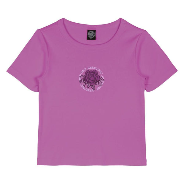 Santa Cruz Womens T-Shirt Ringed Arrangement T-Shirt - Hyper Violet - Skatewarehouse.co.uk