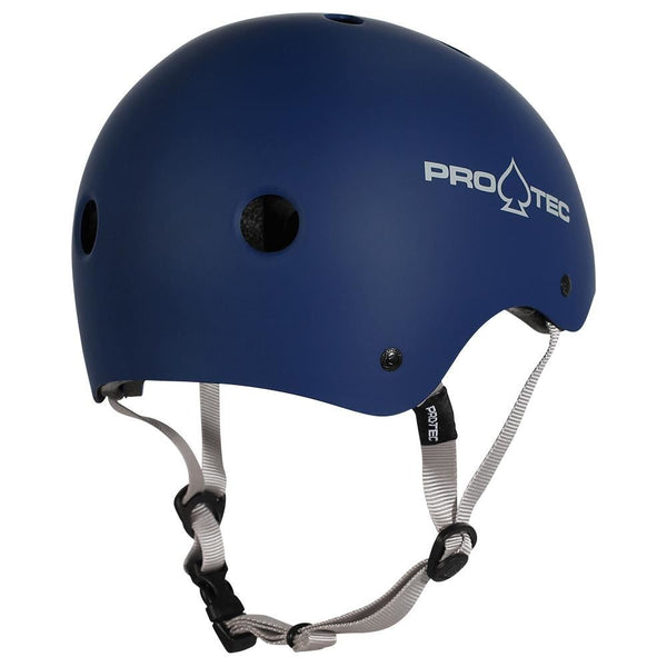 Pro-Tec Helmet Classic Cert - Matte Blue - Skatewarehouse.co.uk