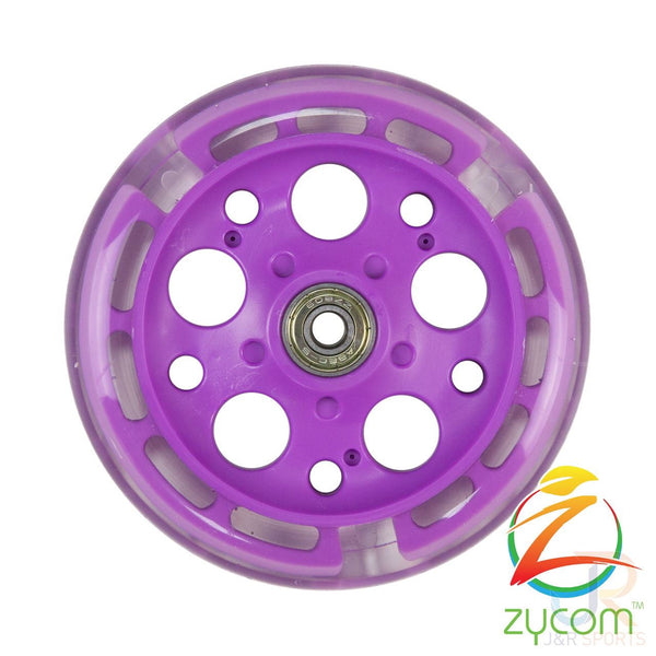 Zycom - 125mm Light UP Front - Purple Scooter Wheels