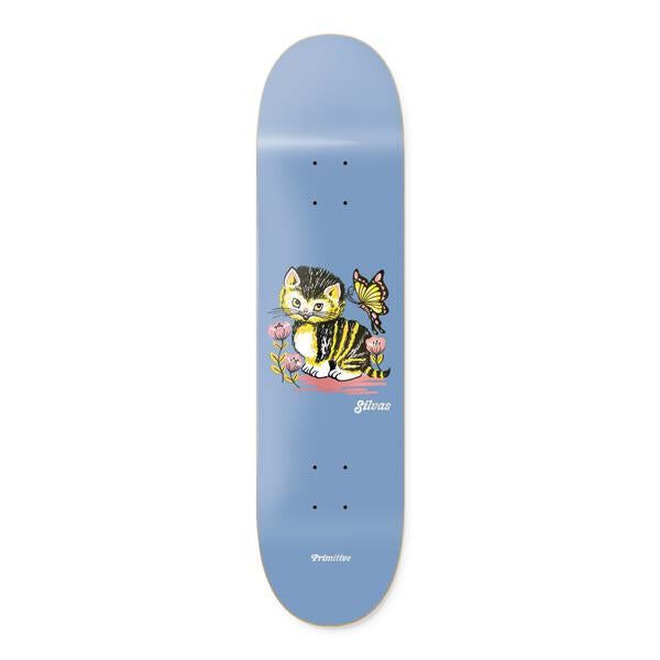 Primitive Silvas Sunday Skateboard Deck Blue - 8.25 - Skatewarehouse.co.uk