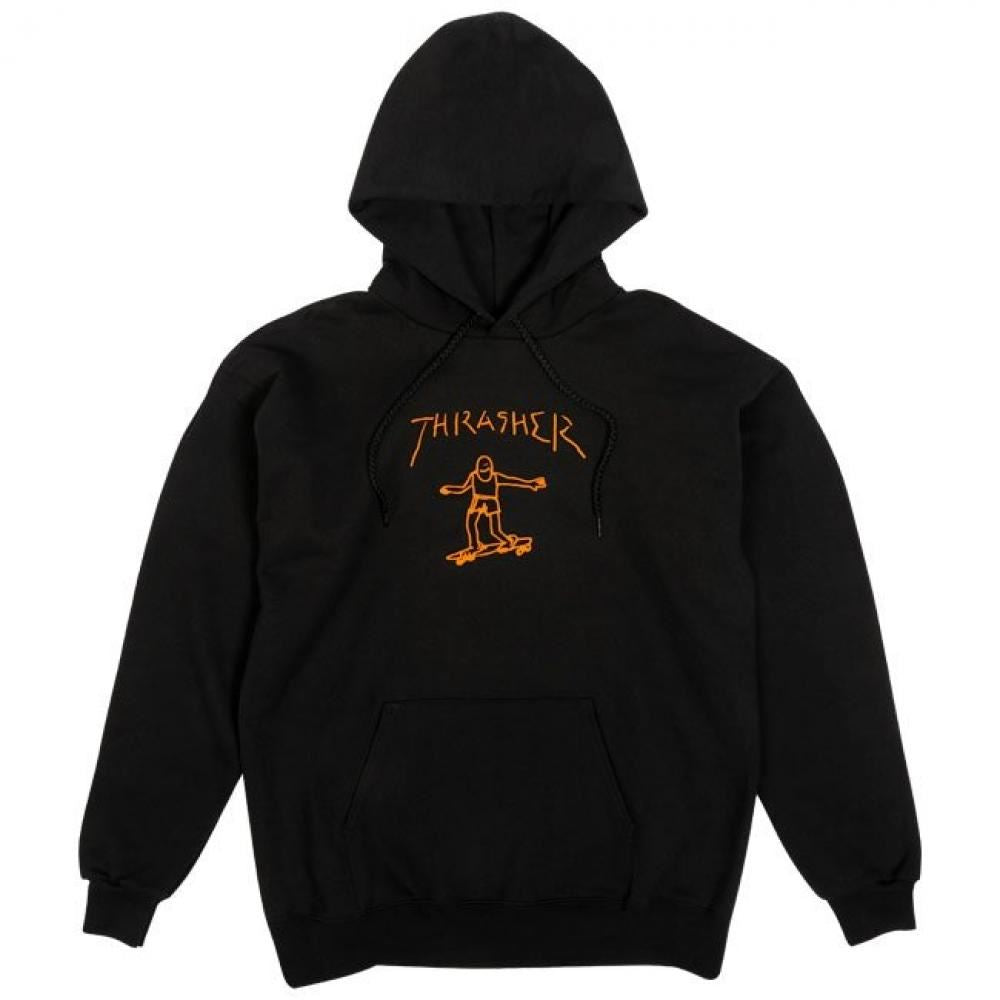 Thrasher Hoody Gonz - Black - Skatewarehouse.co.uk