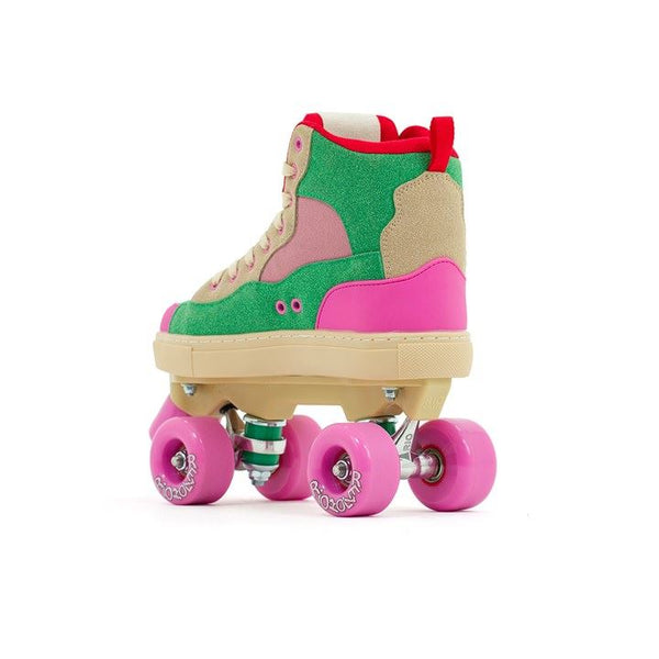Rio Roller Beats Quad Skates - Pink / Green