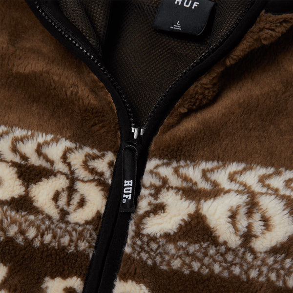 HUF X Bronze High Pile F / Z Fleece (Brown) - S
