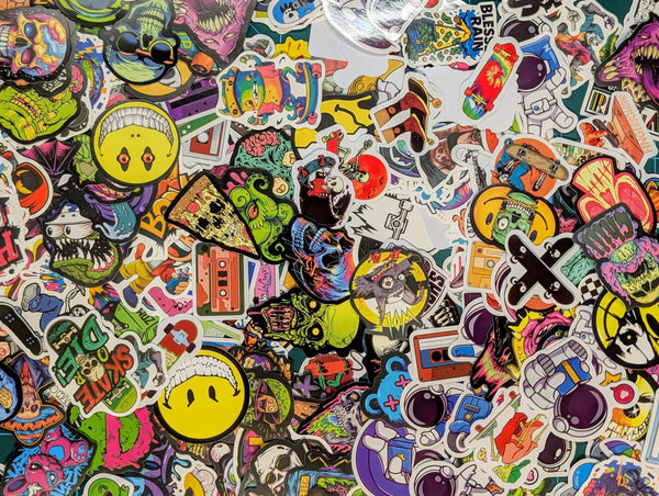 Street-Art Chaos Random Sticker Bundle (20 Pack) - Skatewarehouse.co.uk