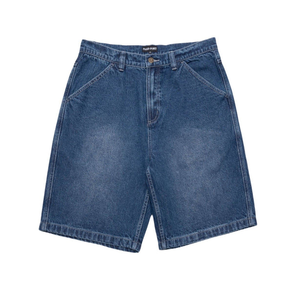 Pass~Port Workers Club Jean Short (Faded Wash Dark Indigo) - L
