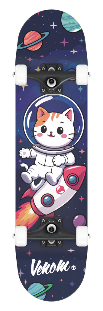 Venom My First Skateboard Complete - Space Cat - 7.25"