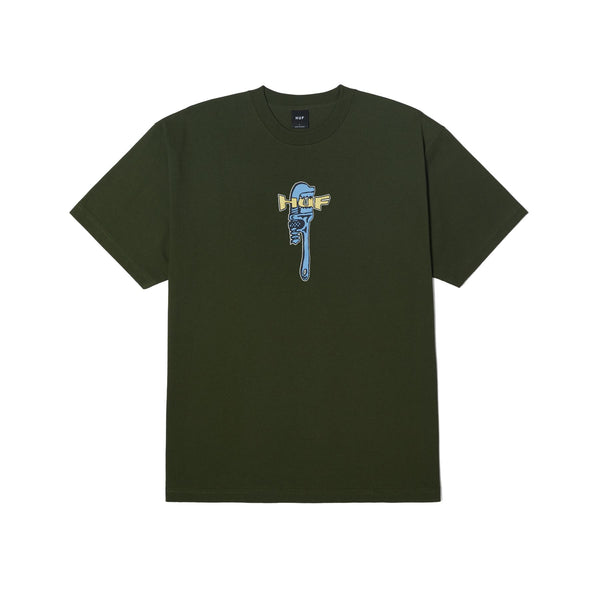 HUF Vise S / S Tee (Hunter Green) - M