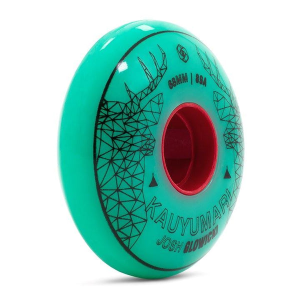 Red Eye Animal Glowicki Inline Skate Wheels - Teal