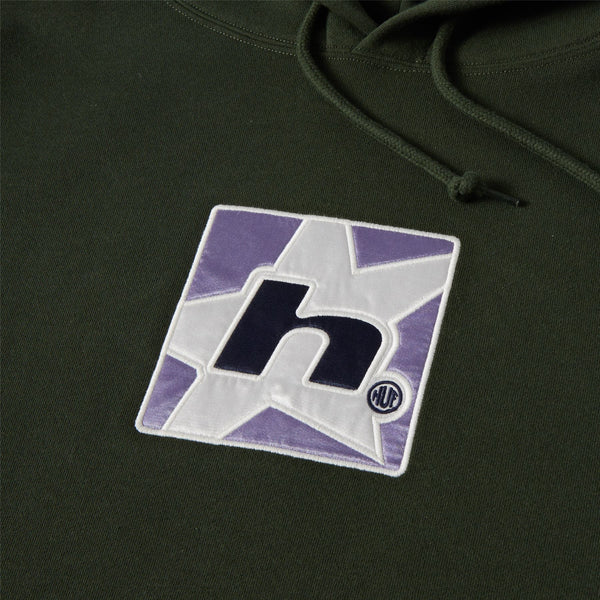 HUF H Star P / O Hoodie (Hunter Green) - S