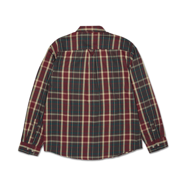 Megablast Plaid L / S Shirt (Deep Wine)