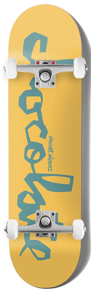 Chocolate OG Chunk W42 Vincent Alvarez x Venom Custom Complete Skateboard - 8.25