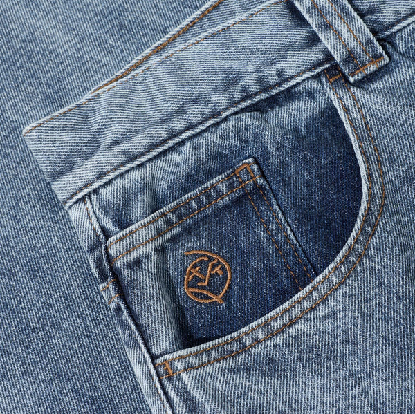 Polar Skate Co Big Boy Pants (Heavy Washed Blue) - XXS