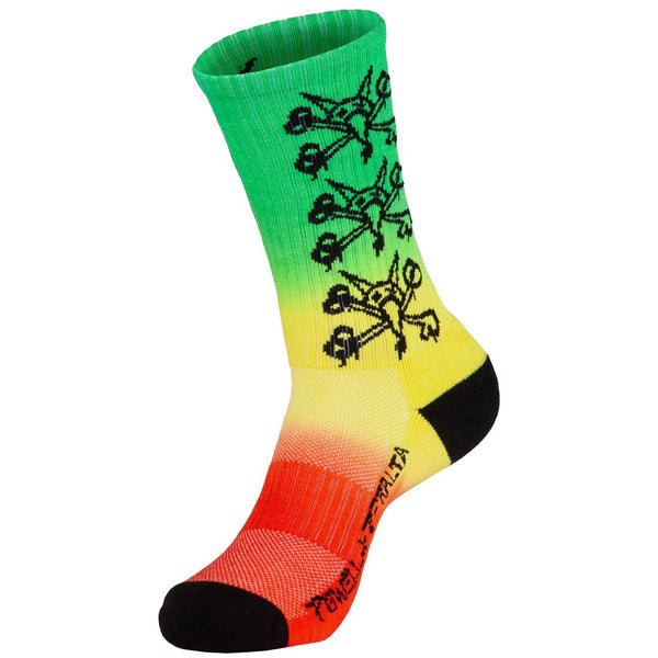 Powell Peralta Vato Rats Cotton Socks Rasta Fade