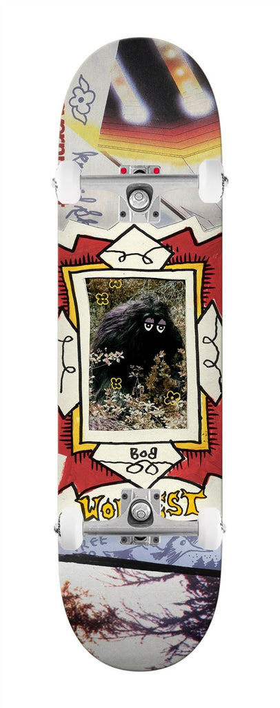 Krooked Worrest Big Foot - Twin Tail - Slick x Venom Custom Complete Skateboard - 8.3"