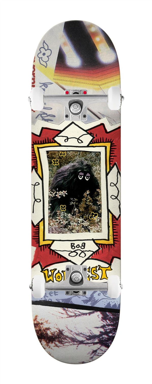 Krooked Worrest Big Foot - Twin Tail - Slick x Venom Custom Complete Skateboard - 8.3